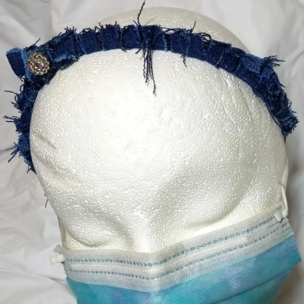 Tasty Raw Edge Denim HEADBANZ 